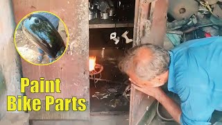 How to Paint Motorcycle Parts | Paint Motorcycle Parts