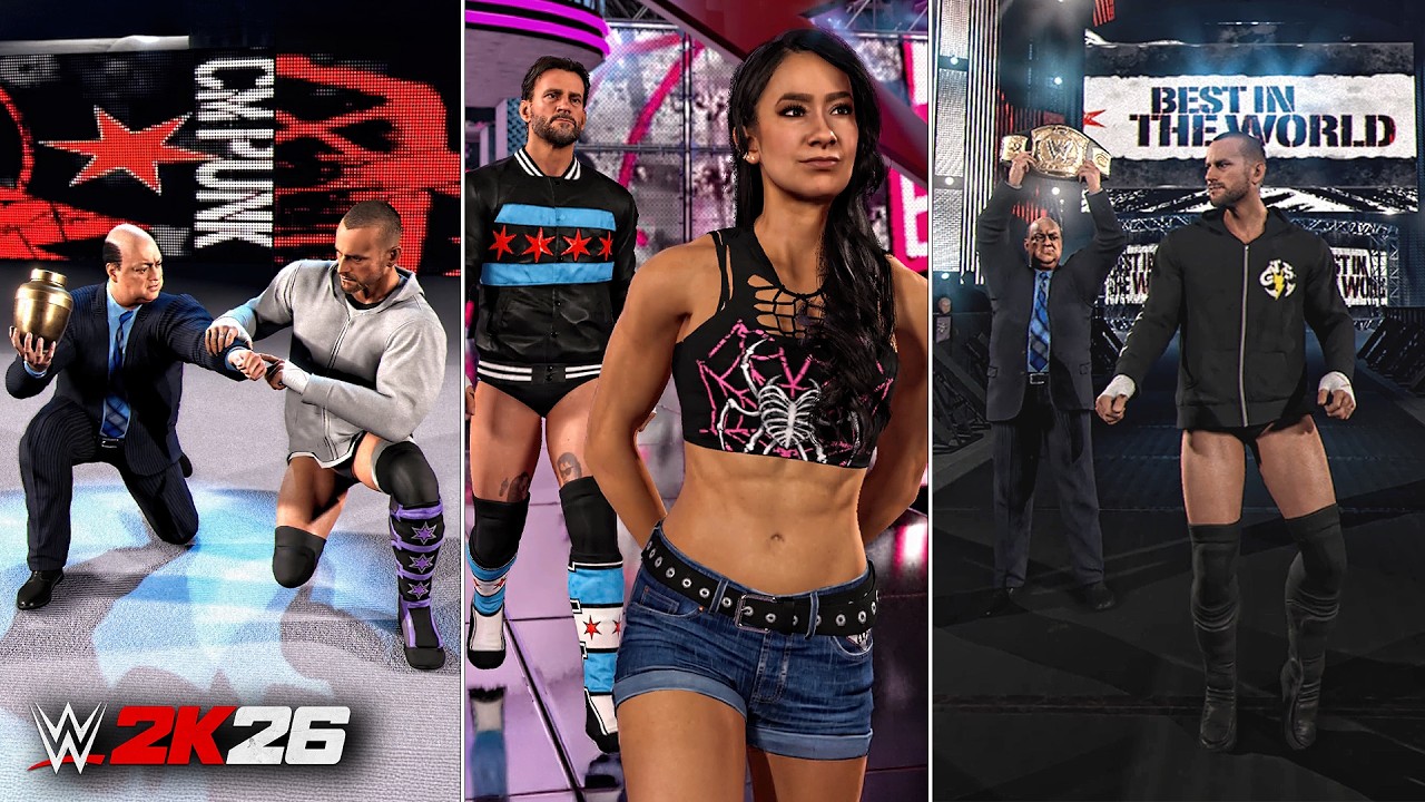 WWE 2K26 – All CM Punk Entrances in the Game!