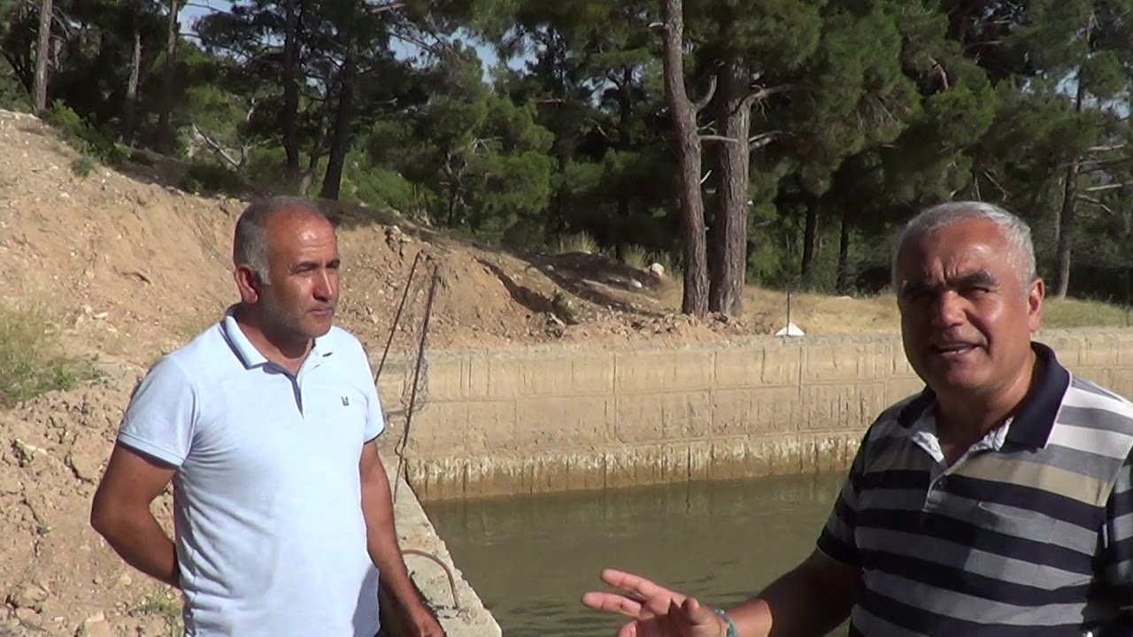 MUT DİŞTAŞ MAHALLESİ MUHTARI DURMUŞ ALİ AKAY SULAMA SUYU PROJEMİZİN TAMAMLANMASINI İSTİYORUZ