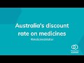 Lowering australias discount rate on medicines  medicinesmatter