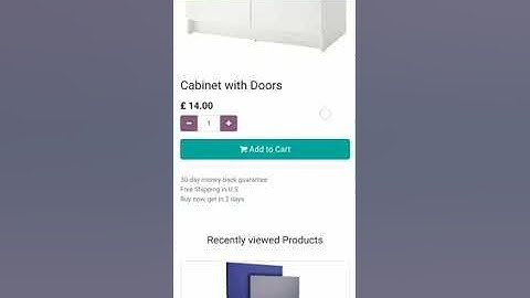 Ecommerce Product Search - Mobile Camera Barcode Odoo