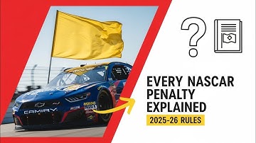 Every NASCAR Penalty EXPLAINED in 7 Minutes