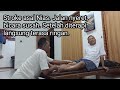 Stroke asal Nias. Jalan nyeret, bicara susah. Setelah diterapi langsung terasa ringan.
