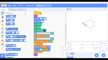 [Lập trình Scratch] Vẽ đa giác đều trong Scratch