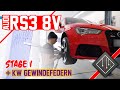 Audi RS3 2.5 TFSI 8V I Stage 1 | Tuning - Dyno - 100-200 km/h - KW Gewindefedern | mcchip-dkr