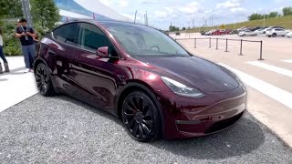 German-Made Tesla Model Y RWD Now Available In Midnight Cherry Red,  Quicksilver