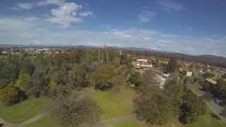 Mikes DJI Flame Wheel f550 Hexacopter w/GoPro Hero3 Black Edition First Flight Lavington Albury