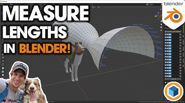 How to MEASURE EDGES in Blender!