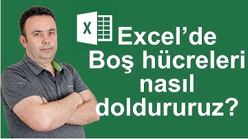#Excel #Excel- Boşlukları Doldurmak (Boş Hücreleri Doldurmak) | 554.video | Ömer BAĞCI