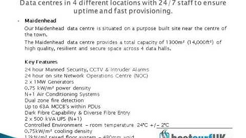 Hostsurf UK-Data Center