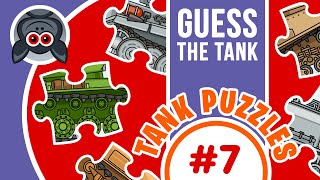 Guess the tank! Tank Puzzle #7. Cartoons About Tanks