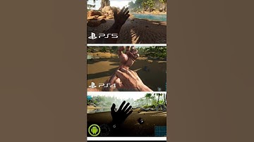 ARK survival mobile vs PS4 vs PS5 #arksurvivalevolved #ark #arkultimatemobileedition #arkmobile#أرك