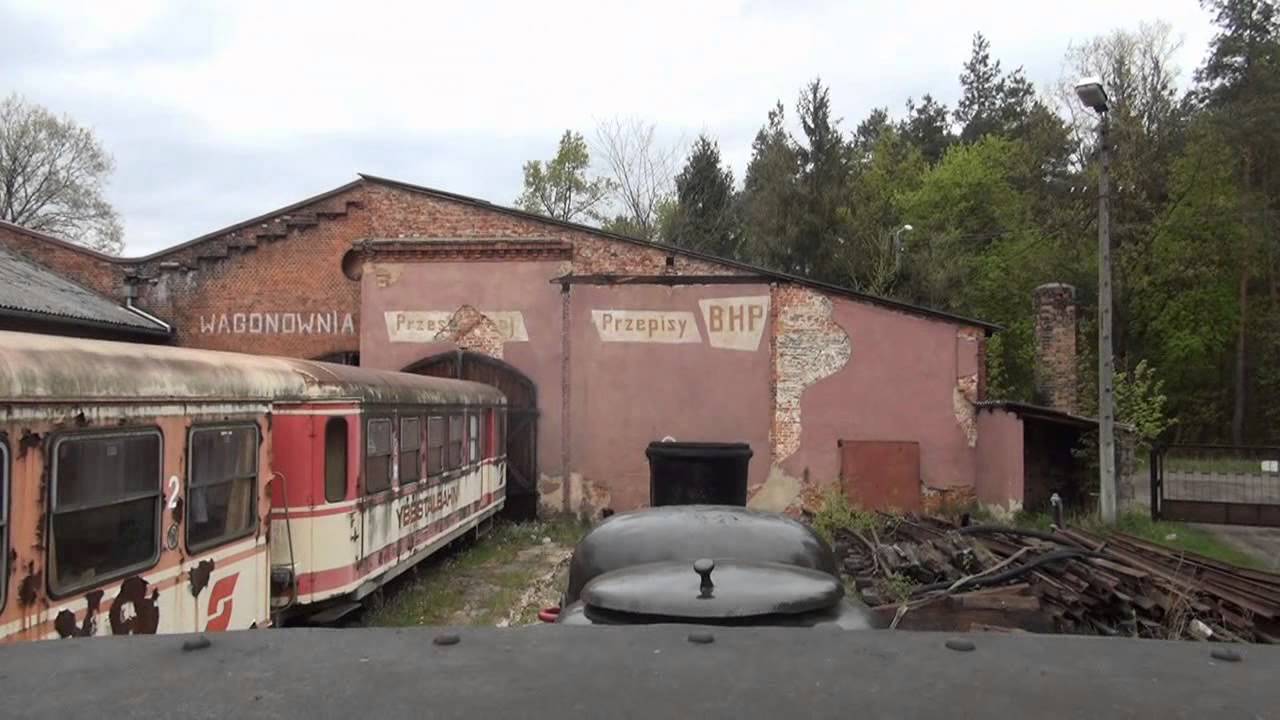 Obracanie na trójkące parowozu Las49-3343