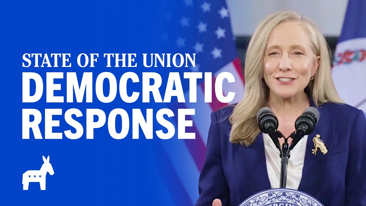 Gov. Abigail Spanberger delivers Democratic response to Trump's State of the Union