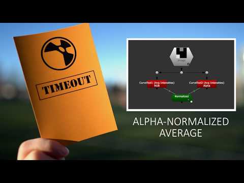 Nuke Timeout - EP09 - Alpha Normalized Average - Espresso Style Compositing Tutorial