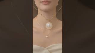 #PearlNecklace #SimpleStyle #ClavicleChain #MinimalistJewelry #DaintyJewelry #GoldNecklace #Everyday