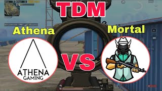 Mortal Vs Athena | 1 vs 1 in TDM | Pubg mobile Deathmatch | Indian player vs Korean player