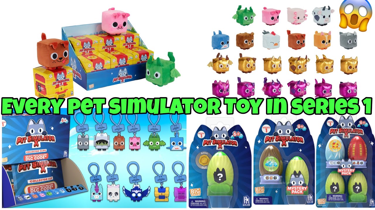 All New Pet Simulator X Toys In Series 1 YouTube