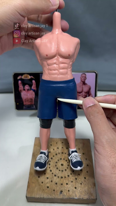 Clay Artisan JAY ：Creating a Powerful John Cena Clay Sculpture