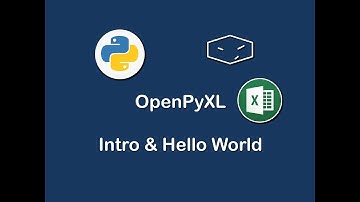 python - openpyxl - intro and hello world
