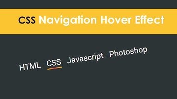 CSS Navigation Hover Effect | csPoint web designing tutorials
