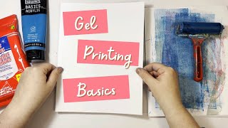 Gel Printing Basics | Easy Beginner’s Guide to Gel Plate Printing How to get started with gel plates