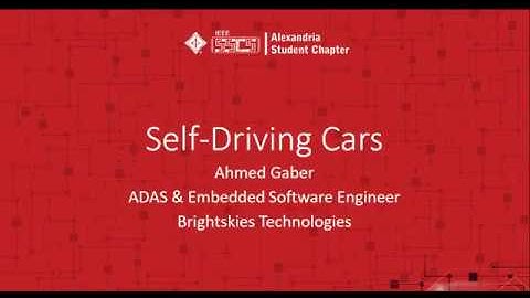 Second session of 2 hours a week about self-driving cars.By Eng. Ahmed Gaber