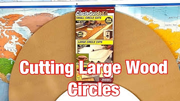Cutting Large Wood Circles with the Milescraft Circle Jig
