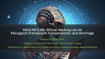 NDG/NETLAB+ Ethical Hacking Lab 09 - Metasploit Framework Fundamentals and Armitage - 012222I01