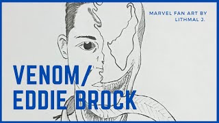 Venom/Eddie Brock - Fan Art by Lithmal J.