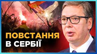Тільки ПОДИВІТЬСЯ, що зараз КОЇТЬСЯ в Сербії! У ВУЧИЧА почали ТРЯСТИСЬ піджилки. Путін не допоможе