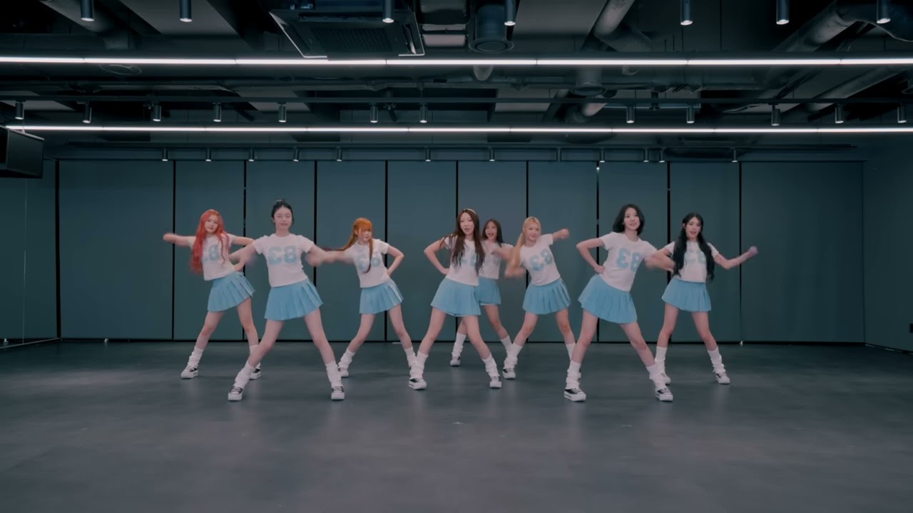 하츠투하츠 "지" (소녀시대) 안무연습 거울모드 Hearts2Hearts "GEE" (Girls Generation) Dance Practice Mirrored
