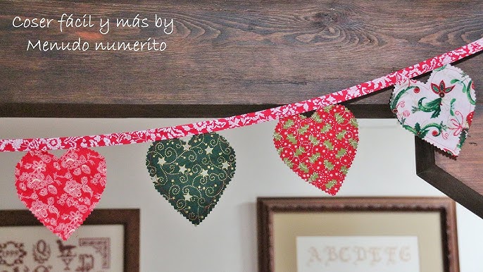 Adornos De Navidad Guirnalda De Corazones Youtube