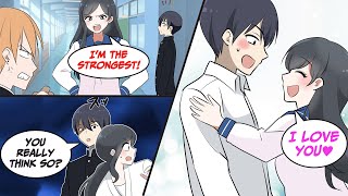 ［Manga dub］A beautiful karate student thinks that she's the best but...［RomCom］