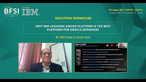 Why IBM LinuxONE server platform is the best platform for Oracle Databases | Solution Showcase 2