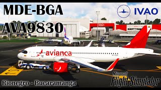 SKRG-SKBG - AVA9830 (MSFS) ♥ IVAO ♥ Full ATC