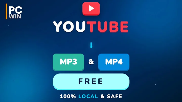 (PC WINDOWS) FREE YouTube to MP4 & MP3 - Local Offline Downloader