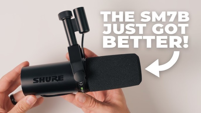 The Shure SM7dB eliminates quiet microphone signals with a built-in preamp