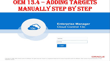 OEM13.4 | Adding Targets Manually Step by Step on OEM 13c Release 4 | Promote Targets to OEM 13.4!