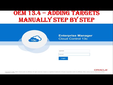 OEM13.4 | Adding Targets Manually Step by Step on OEM 13c Release 4 | Promote Targets to OEM 13.4!