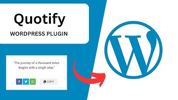QUOTIFY - WORDPRESS PLUGIN | ADD BULK QUOTES | BLOCKQUOTE WITH COPY AND SHARE 😍