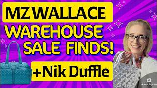 MZ Wallace Warehouse Sale 2026! | Nik Duffel | MZW Collection