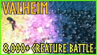 Valheim's BIGGEST Battles: 8,000+ Creature Fight & 3 Epic Battles! (VFC Part 2)