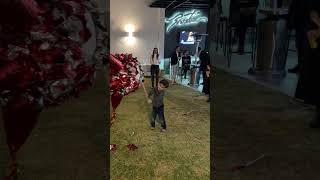 Kid Strikes Piñata with Glee