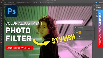 Photo Filter Adjustment Layer + PSD File Demonstrated [Photoshop Color for Beginners]