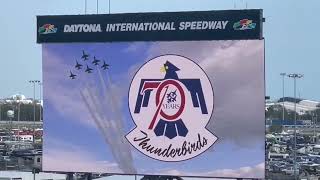 Thunderbirds flyover at Daytona 500