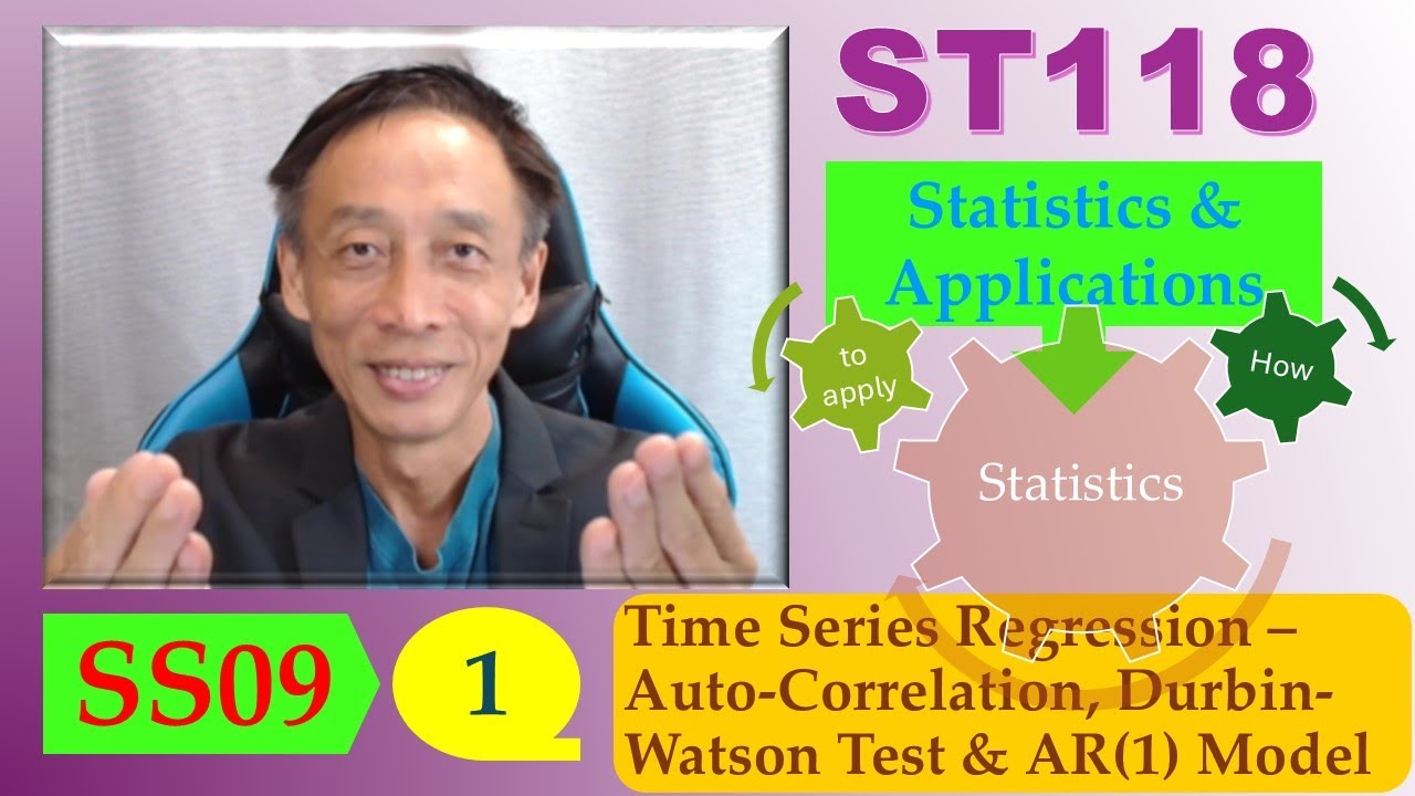 Time Series Regression – Auto-Correlation, Durbin-Watson Test & AR(1) Model: video thumbnail