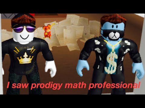 I Saw Prodigy Math Professional In Roblox Youtube - prodigy roblox