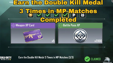 How to Earn the Double Kill Medal 3 Times in MP Matches Cod Mobile 2023