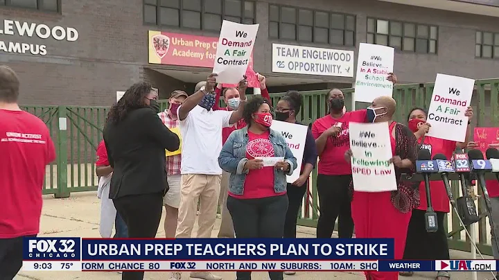 Urban Prep teachers strike over pay, benefits and special education services